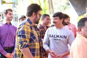 Lalithambika Productions No 1 Movie Launch attended by Ashok Galla, Jayadev Galla, Namrata Shirodkar and Venkatesh