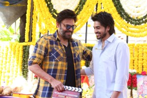 Lalithambika Productions No 1 Movie Launch attended by Ashok Galla, Jayadev Galla, Namrata Shirodkar and Venkatesh