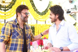 Lalithambika Productions No 1 Movie Launch attended by Ashok Galla, Jayadev Galla, Namrata Shirodkar and Venkatesh