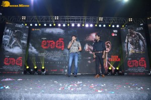 Laththi movie teaser launch attended by Vishal, Udhayanidhi Stalin, Sunaina and Nassar