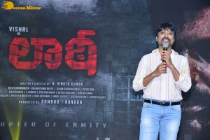 Laththi movie teaser launch attended by Vishal, Udhayanidhi Stalin, Sunaina and Nassar
