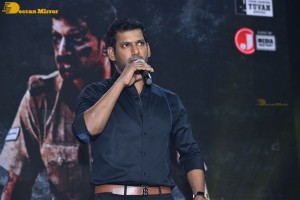 Laththi movie teaser launch attended by Vishal, Udhayanidhi Stalin, Sunaina and Nassar