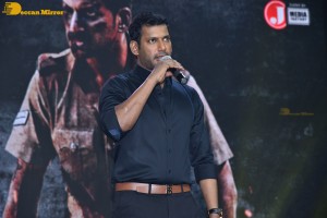 Laththi movie teaser launch attended by Vishal, Udhayanidhi Stalin, Sunaina and Nassar