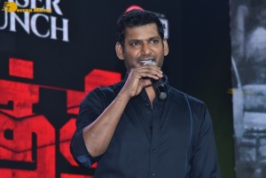 Laththi movie teaser launch attended by Vishal, Udhayanidhi Stalin, Sunaina and Nassar