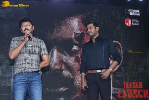 Laththi movie teaser launch attended by Vishal, Udhayanidhi Stalin, Sunaina and Nassar