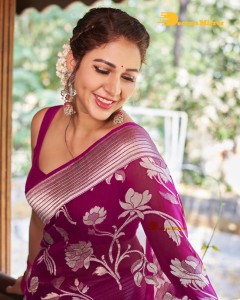 Lavanya Tripathi in a pink saree