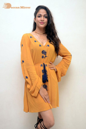 Lavanya Tripathi in a yellow dress