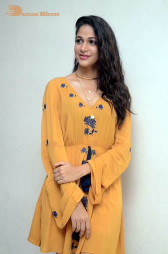 Lavanya Tripathi in a yellow dress