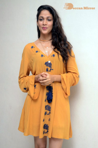 Lavanya Tripathi in a yellow dress