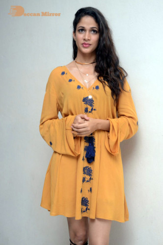 Lavanya Tripathi in a yellow dress