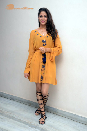 Lavanya Tripathi in a yellow dress