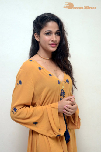 Lavanya Tripathi in a yellow dress