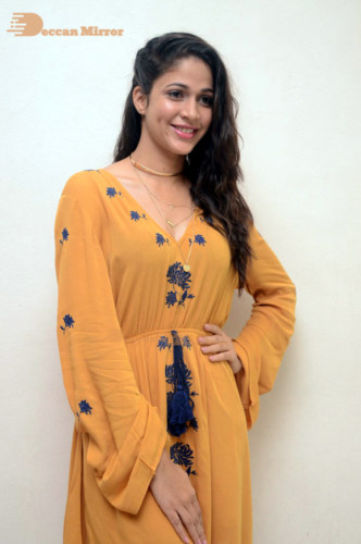Lavanya Tripathi in a yellow dress