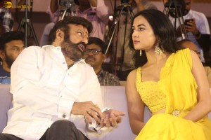 Legend 10-Year Blockbuster Success Meet attended by Nandamuri Balakrishna, Sonal Chauhan, and Boyapati Srinu