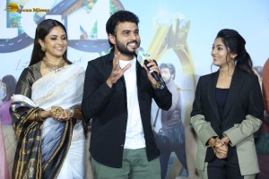 Let’s Get Married Press Meet attended by Harish Kalyan, Ivana, Nadhiya, Sudheer Babu, and Sakshi Dhoni
