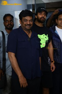 Vijay Deverakonda and Ananya Panday at Begumpet Airport in Hyderabad