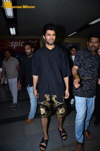 Vijay Deverakonda and Ananya Panday at Begumpet Airport in Hyderabad
