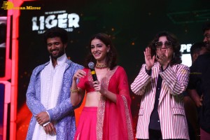 Liger Pre-Release Function attended by Vijay Deverakonda, Ananya Panday, Puri Jagannadh and Charmme Kaur