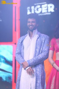 Liger Pre-Release Function attended by Vijay Deverakonda, Ananya Panday, Puri Jagannadh and Charmme Kaur