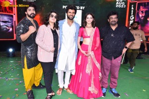 Liger Pre-Release Function attended by Vijay Deverakonda, Ananya Panday, Puri Jagannadh and Charmme Kaur