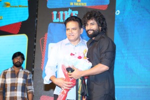 Pre-Release Function of the film Like Share and Subscribe attended by Santosh Sobhan, Faria Abdullah and Nani