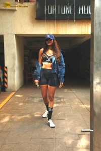 Indian Actress Lopamudra Raut spotted outside a gym in Mumbai