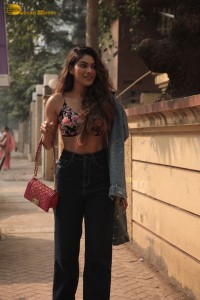 Lopamudra Raut in a sleeveless dress in Mumbai