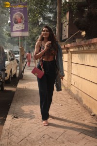 Lopamudra Raut in a sleeveless dress in Mumbai