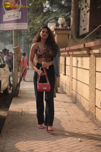 Lopamudra Raut in a sleeveless dress in Mumbai