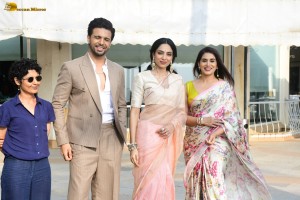 Love, Sitara cast Sobhita Dhulipala, Sonali Kulkarni, and Rajeev Siddhartha promote the film Love, Sitara