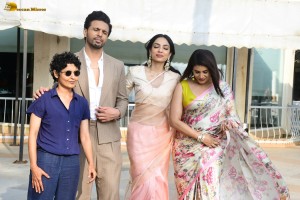 Love, Sitara cast Sobhita Dhulipala, Sonali Kulkarni, and Rajeev Siddhartha promote the film Love, Sitara