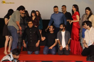 Loveyapa Trailer Launch attended by Khushi Kapoor, Junaid Khan, and Aamir Khan