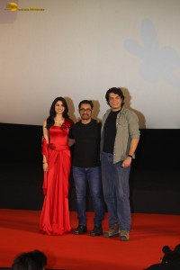 Loveyapa Trailer Launch attended by Khushi Kapoor, Junaid Khan, and Aamir Khan