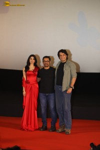 Loveyapa Trailer Launch attended by Khushi Kapoor, Junaid Khan, and Aamir Khan