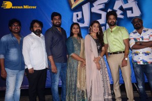 Syed Sohel and Actress Mokksha at the launch of their movie Lucky Lakshman