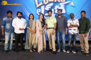 Syed Sohel and Actress Mokksha at the launch of their movie Lucky Lakshman