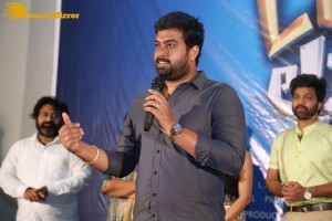 Syed Sohel and Actress Mokksha at the launch of their movie Lucky Lakshman