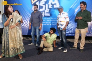 Syed Sohel and Actress Mokksha at the launch of their movie Lucky Lakshman