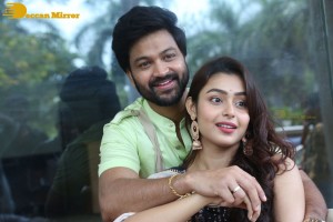 Syed Sohel and Actress Mokksha at the launch of their movie Lucky Lakshman