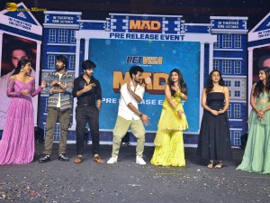 MAD Pre-Release Function attended by Narne Nithiin, Swetha Varma, Siddhu Jonnalagadda, Sreeleela and Dulquer Salmaan