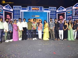 MAD Pre-Release Function attended by Narne Nithiin, Swetha Varma, Siddhu Jonnalagadda, Sreeleela and Dulquer Salmaan