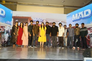 MAD Teaser Launch attended by Narne Nithin, Sangeeth Sobhan, Gouri Priya, and Gopikaa Udayan
