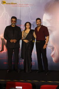 Maa Trailer Launch attended by Kajol, Ajay Devgn, and Madhavan