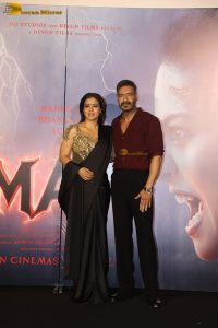 Maa Trailer Launch attended by Kajol, Ajay Devgn, and Madhavan