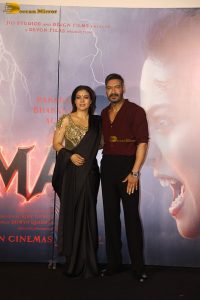 Maa Trailer Launch attended by Kajol, Ajay Devgn, and Madhavan