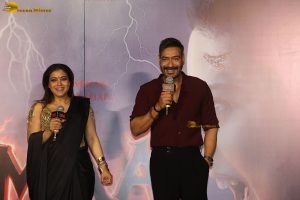 Maa Trailer Launch attended by Kajol, Ajay Devgn, and Madhavan