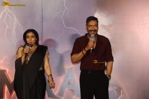Maa Trailer Launch attended by Kajol, Ajay Devgn, and Madhavan