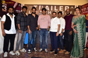 Maa Oori Polimera 2 Trailer Launch attended by Satyam Rajesh, Kamakshi Bhaskarla, Baladitya, Karthikeya, and Harish Shankar