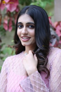 actress Maanasa Choudhary cute photoshoot in a pink dress