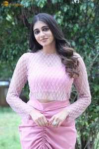 actress Maanasa Choudhary cute photoshoot in a pink dress